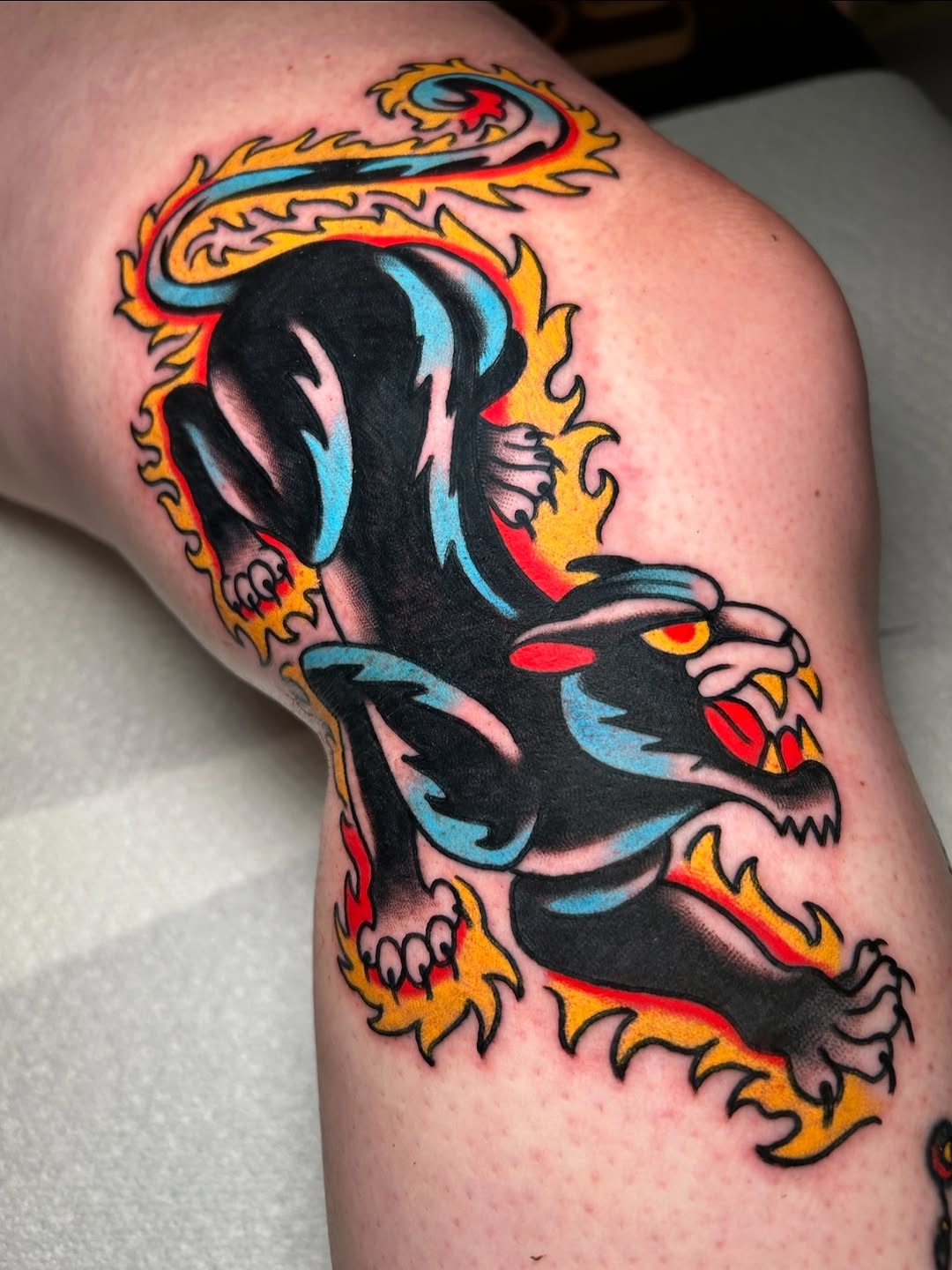 Tattoo by @squidripz — american_traditional, illustrative