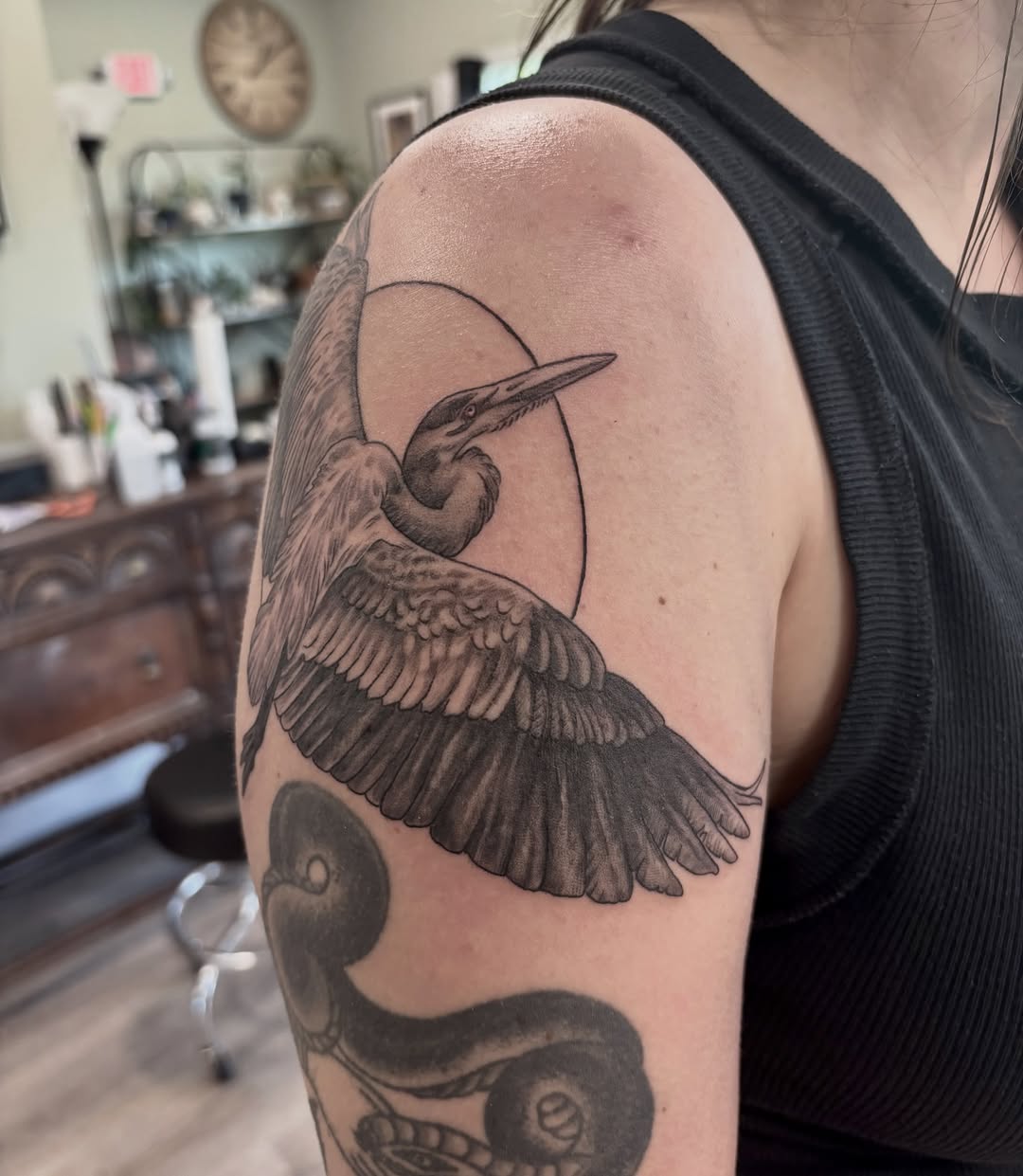 Tattoo by @sagerayink โ realism, black_and_grey