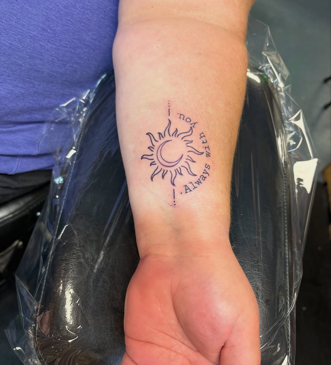 Tattoo by @zackloscar — fine_line, lettering_script