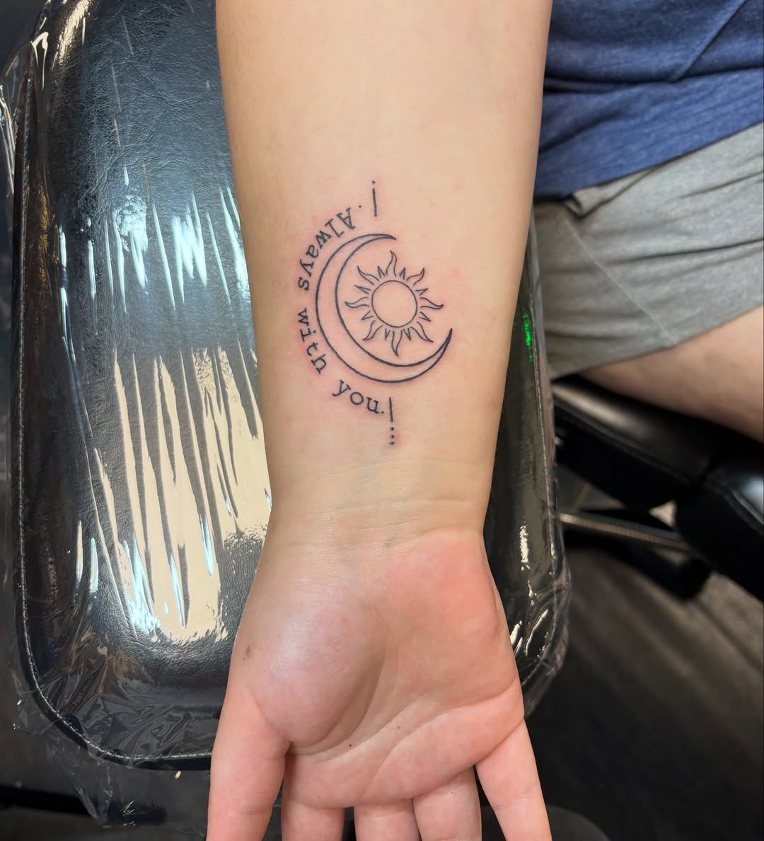 Tattoo by @zackloscar — fine_line, lettering_script
