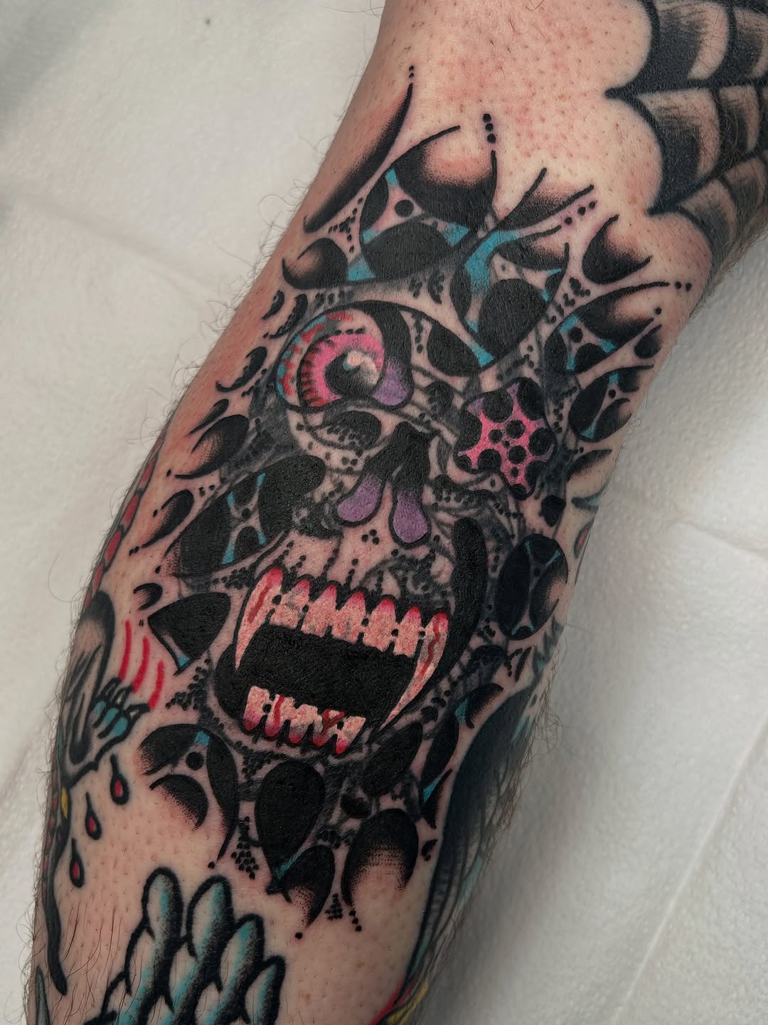 Tattoo by @blastedbymel β blackwork