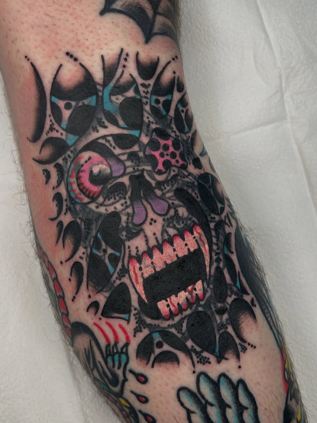 Tattoo by @blastedbymel β blackwork