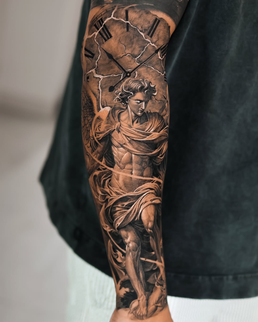 Tattoo by @tattooist_reset — realism, black_and_grey