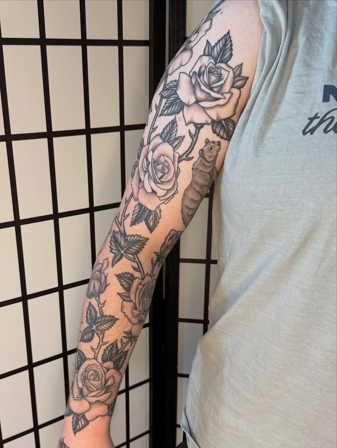 Tattoo by @ireland.tattoo — black_and_grey, realism