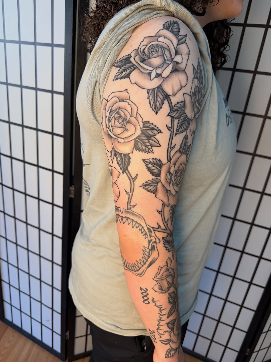 Tattoo by @ireland.tattoo — black_and_grey, realism