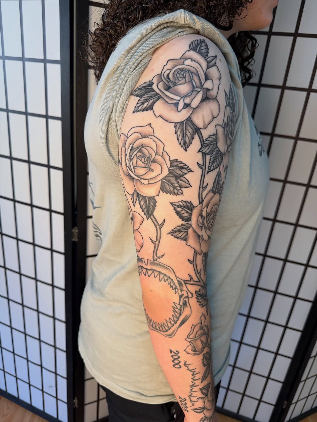 Tattoo by @ireland.tattoo — black_and_grey, realism