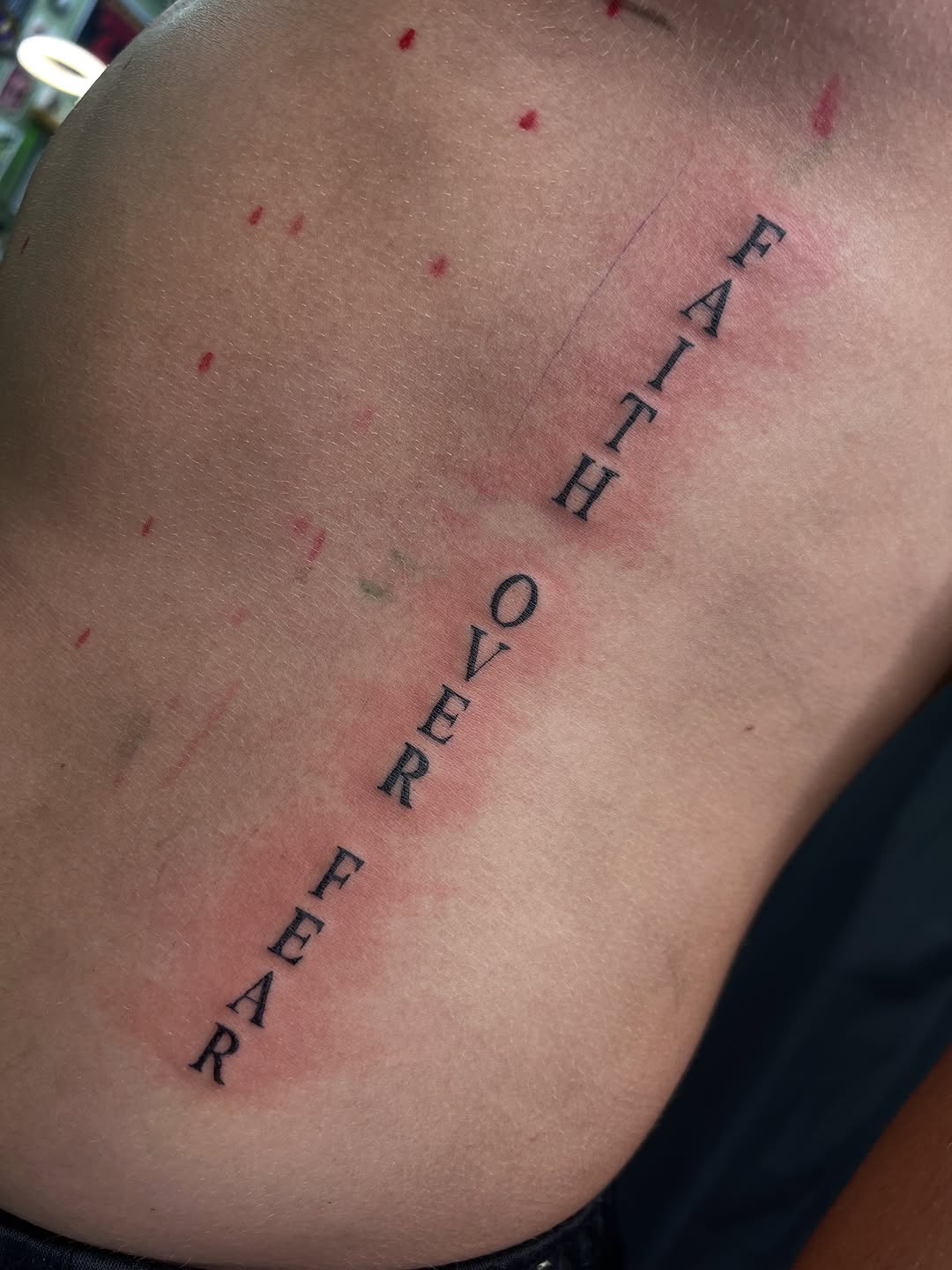 Tattoo by @cash_monii_tattoos — lettering_script, fine_line