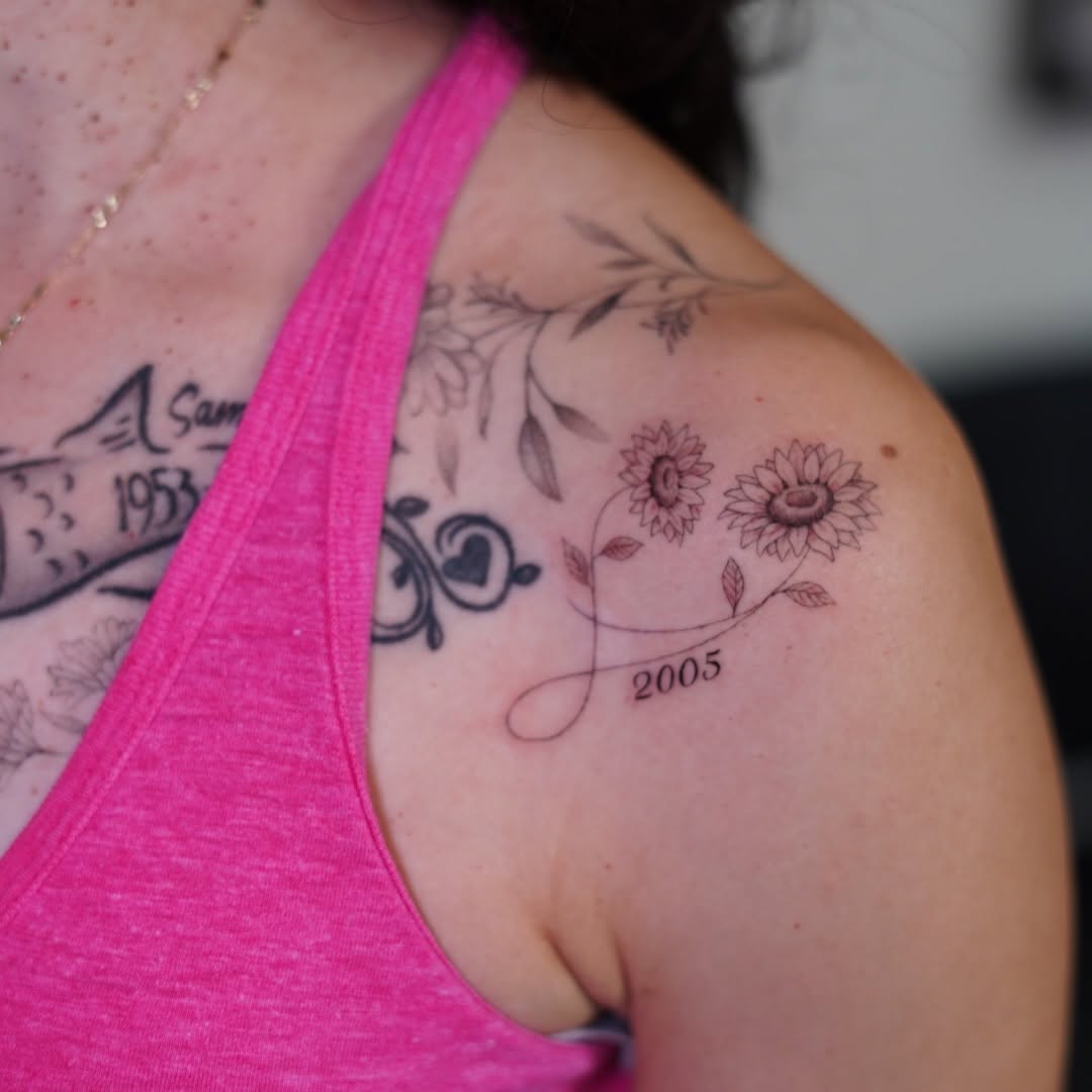 Tattoo by @julioferrerart — fine_line, lettering_script