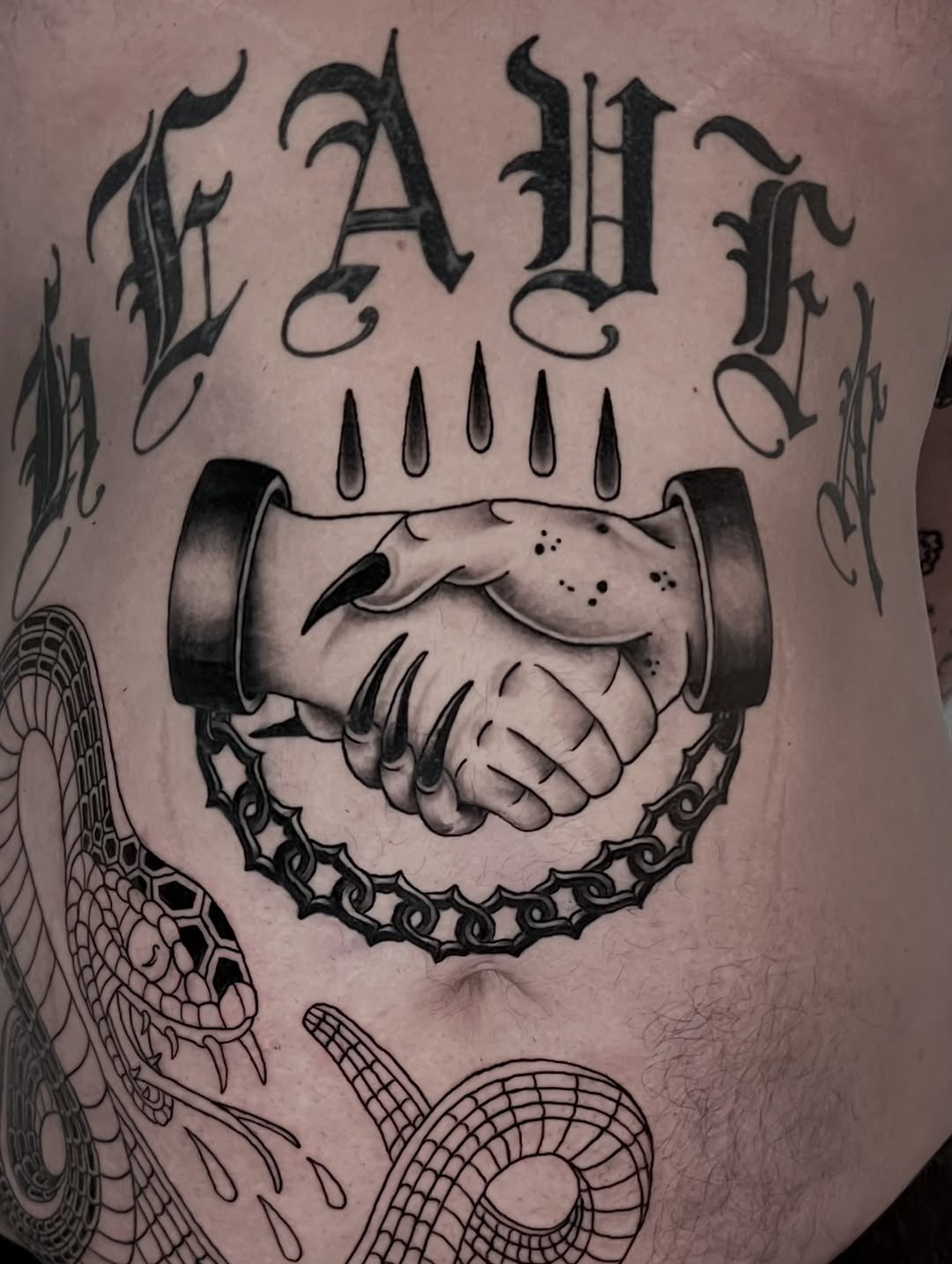Tattoo by @yur.da.sells.blackwork — blackwork, illustrative