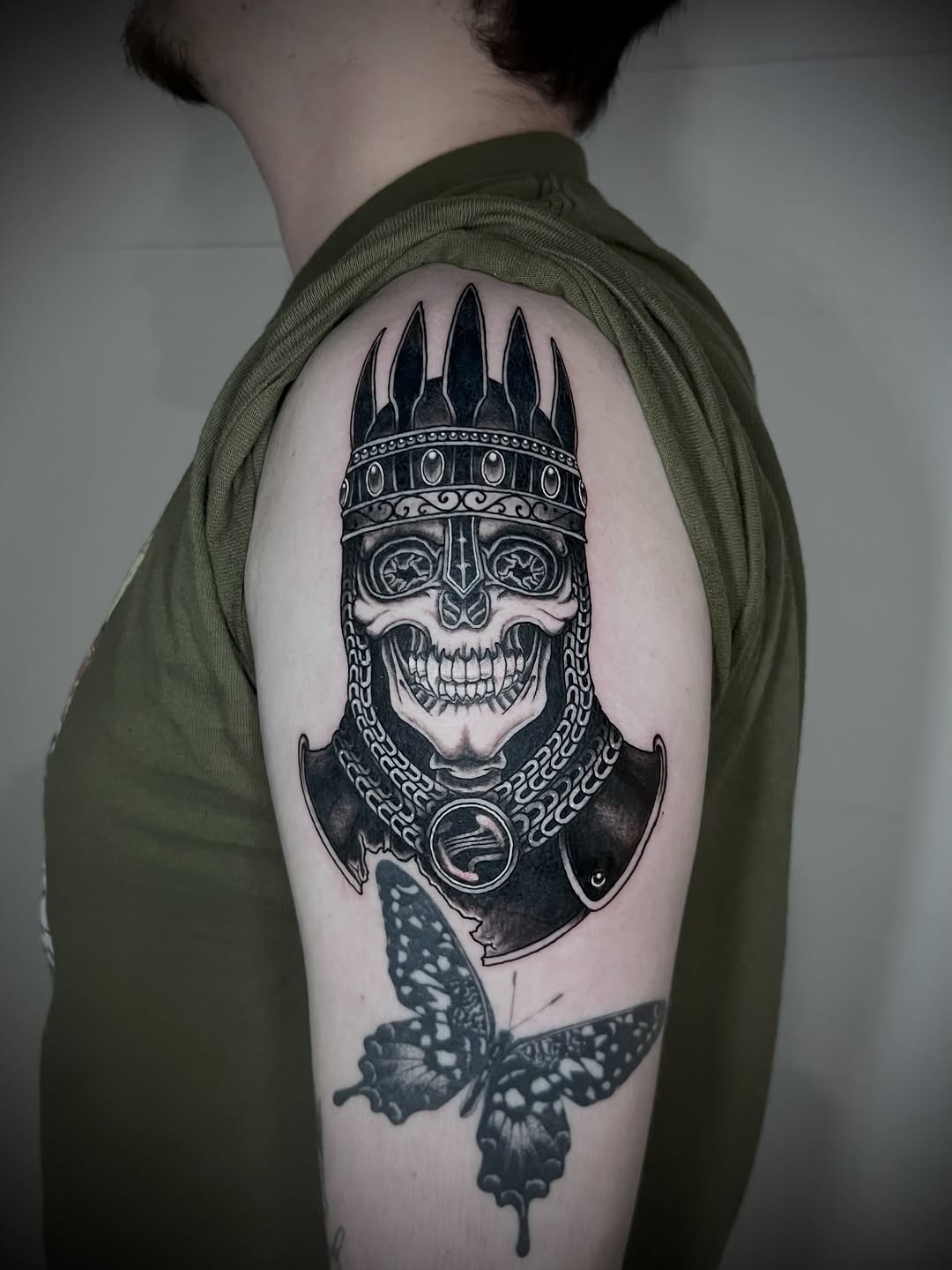 Tattoo by @yur.da.sells.blackwork — blackwork, illustrative