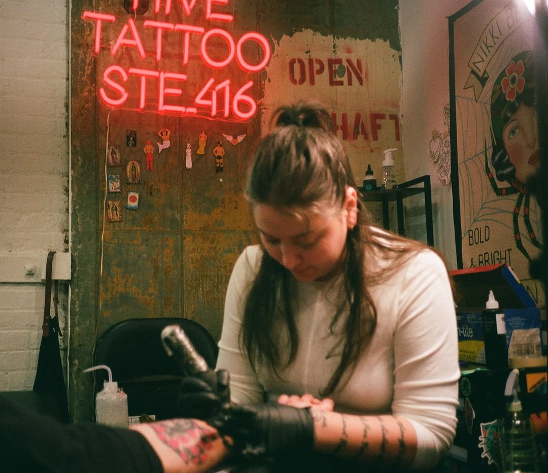 Tattoo by @nikkibeetattoos — illustrative, american_traditional