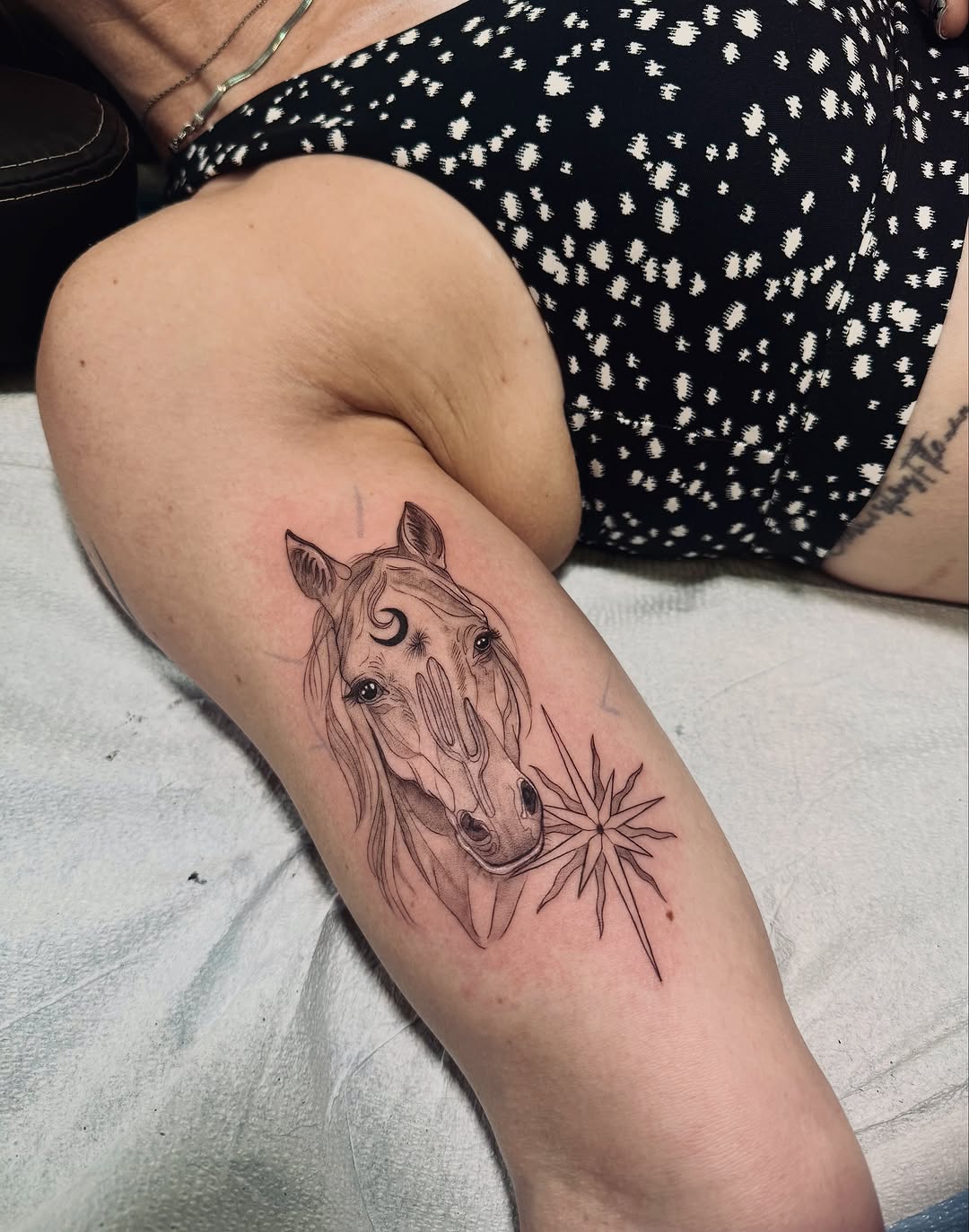 Tattoo by @jaqui.sieras — fine_line, black_and_grey