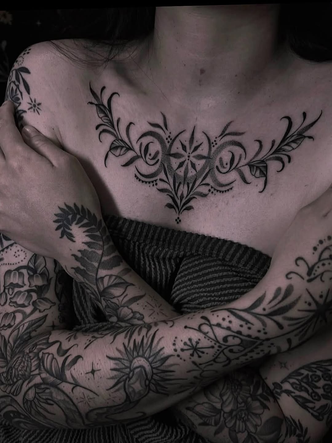 Tattoo by @tattoosbyanna_ — illustrative, black_and_grey