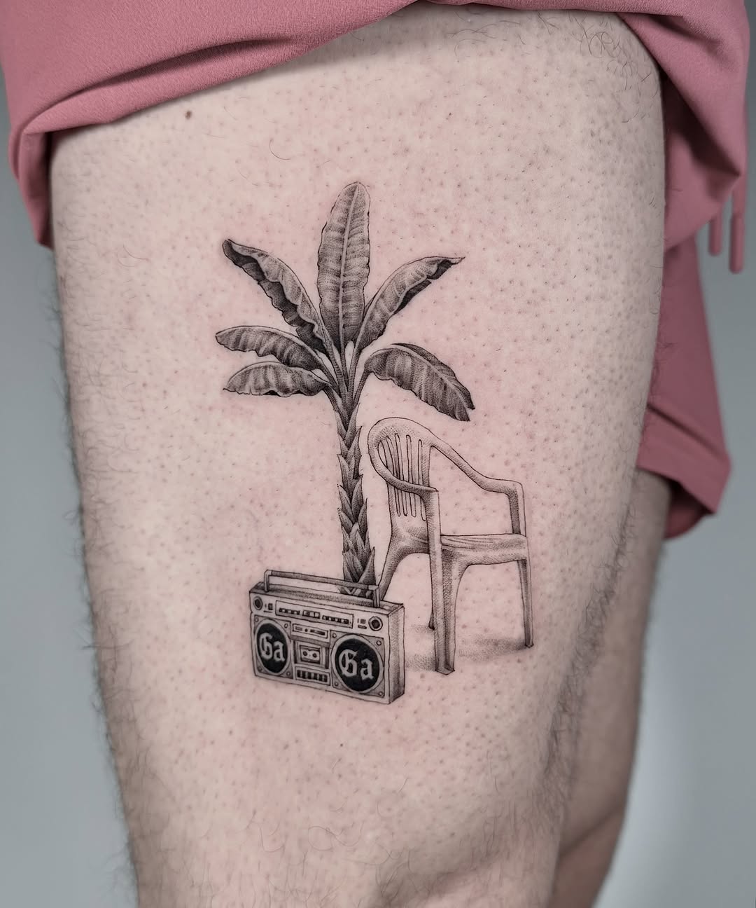 Tattoo by @kwon_tattoos — illustrative, black_and_grey