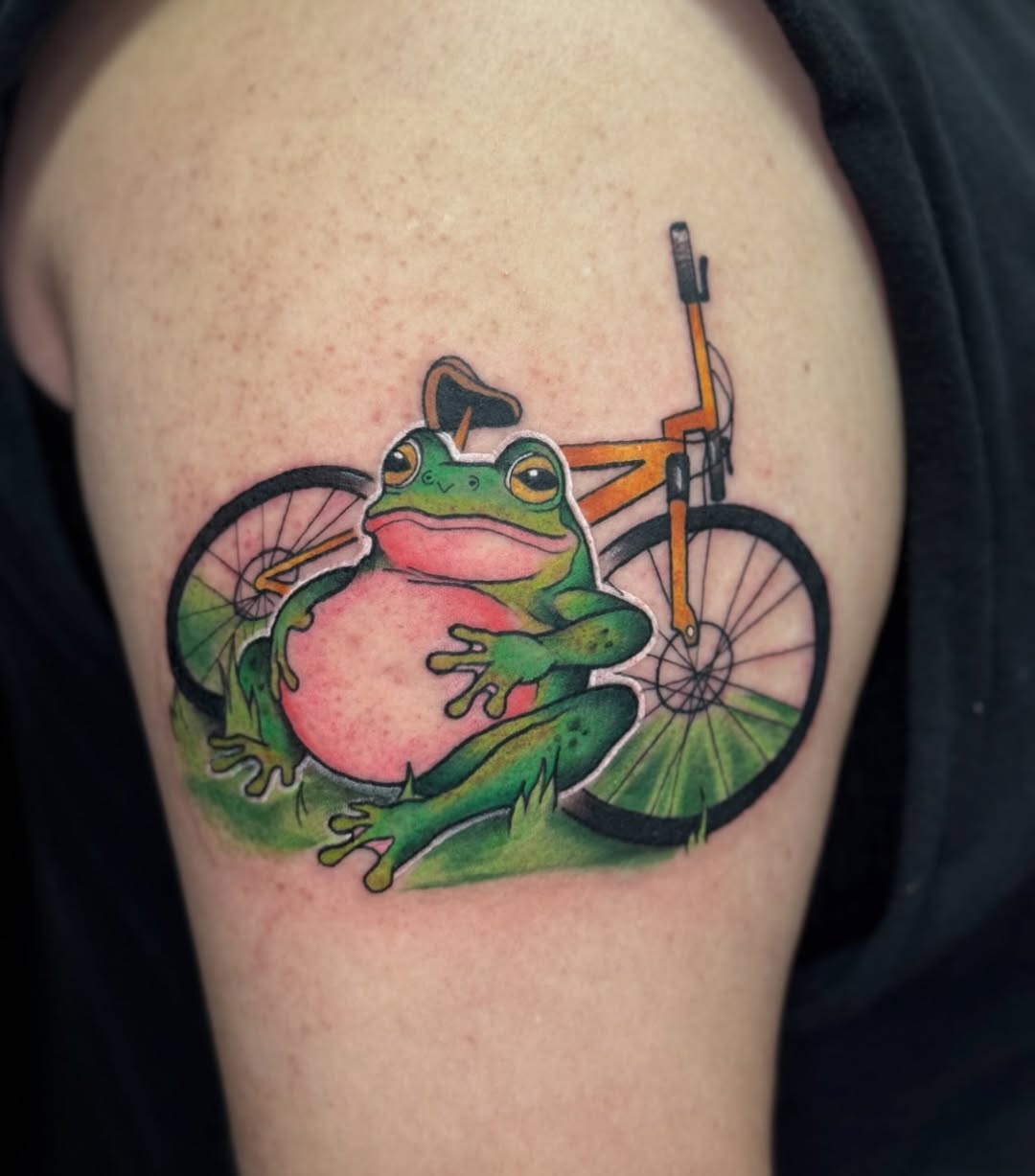 Tattoo by @panda13tattoos — illustrative, new_school
