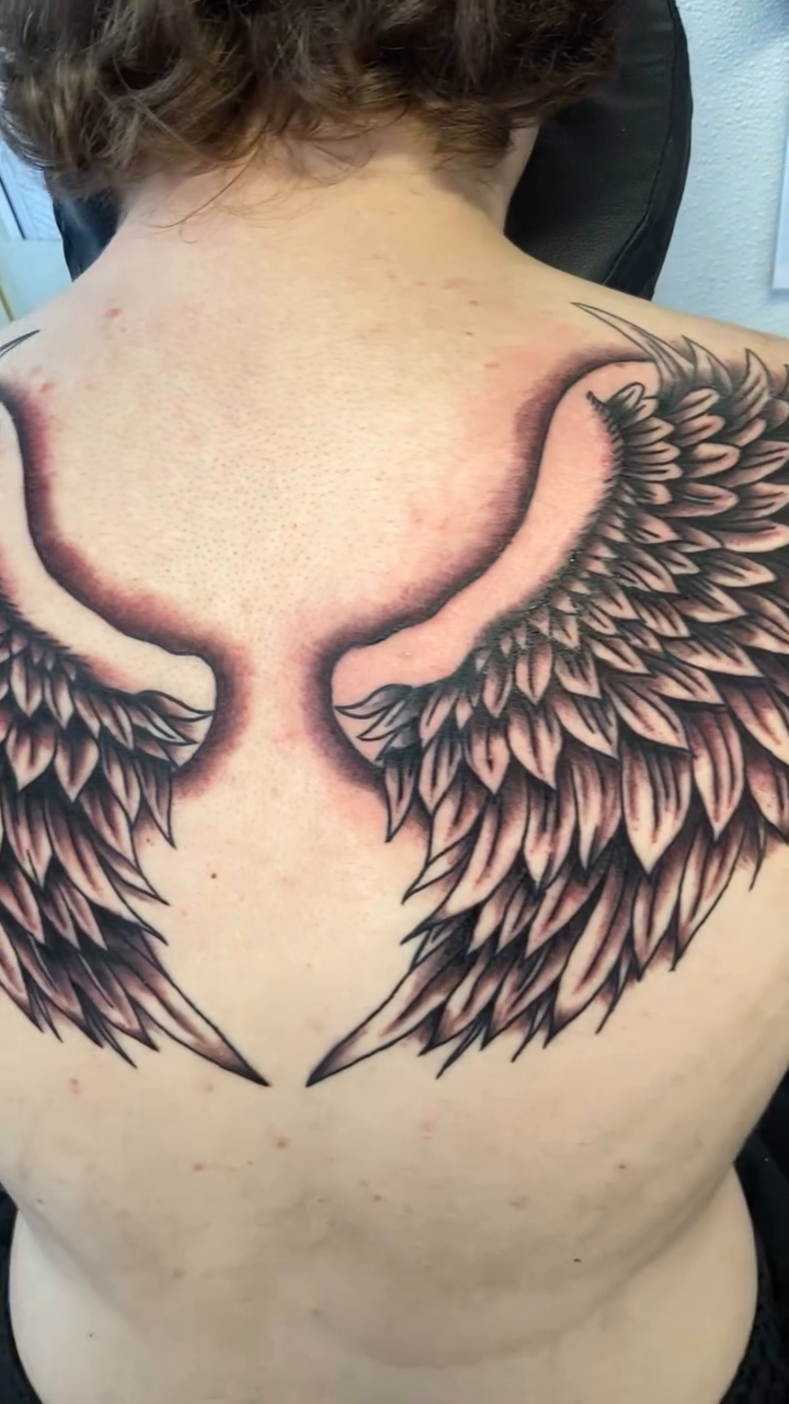 Tattoo by @alakazamtattooart — black_and_grey, realism