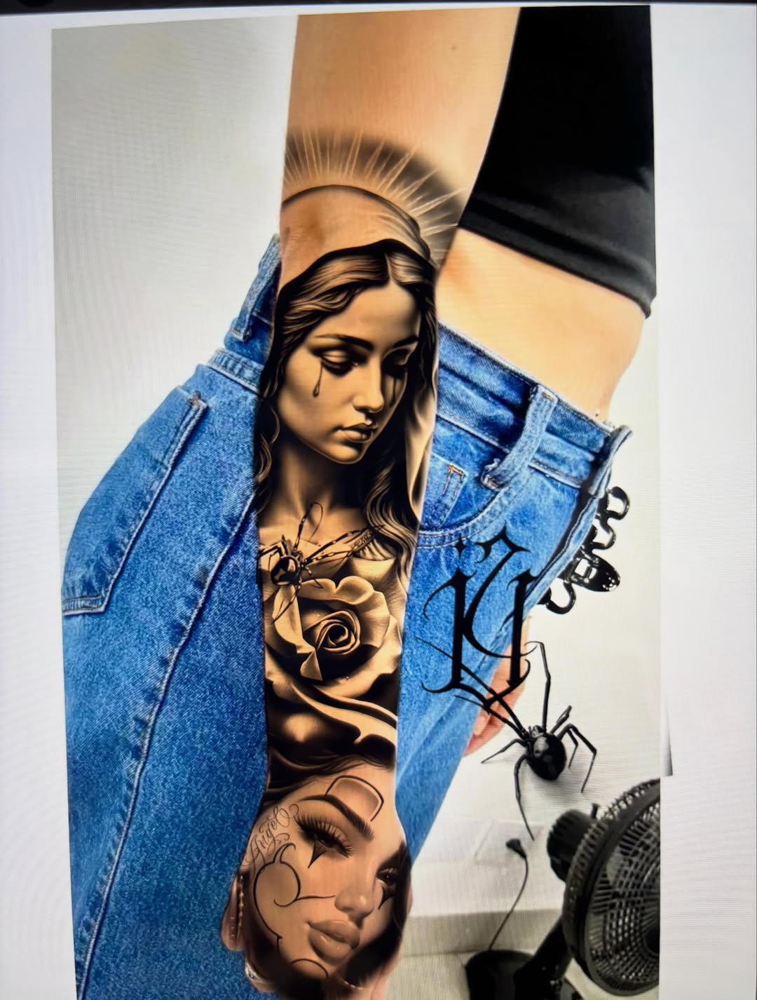 Tattoo by @tattsbyjefe β realism, black_and_grey