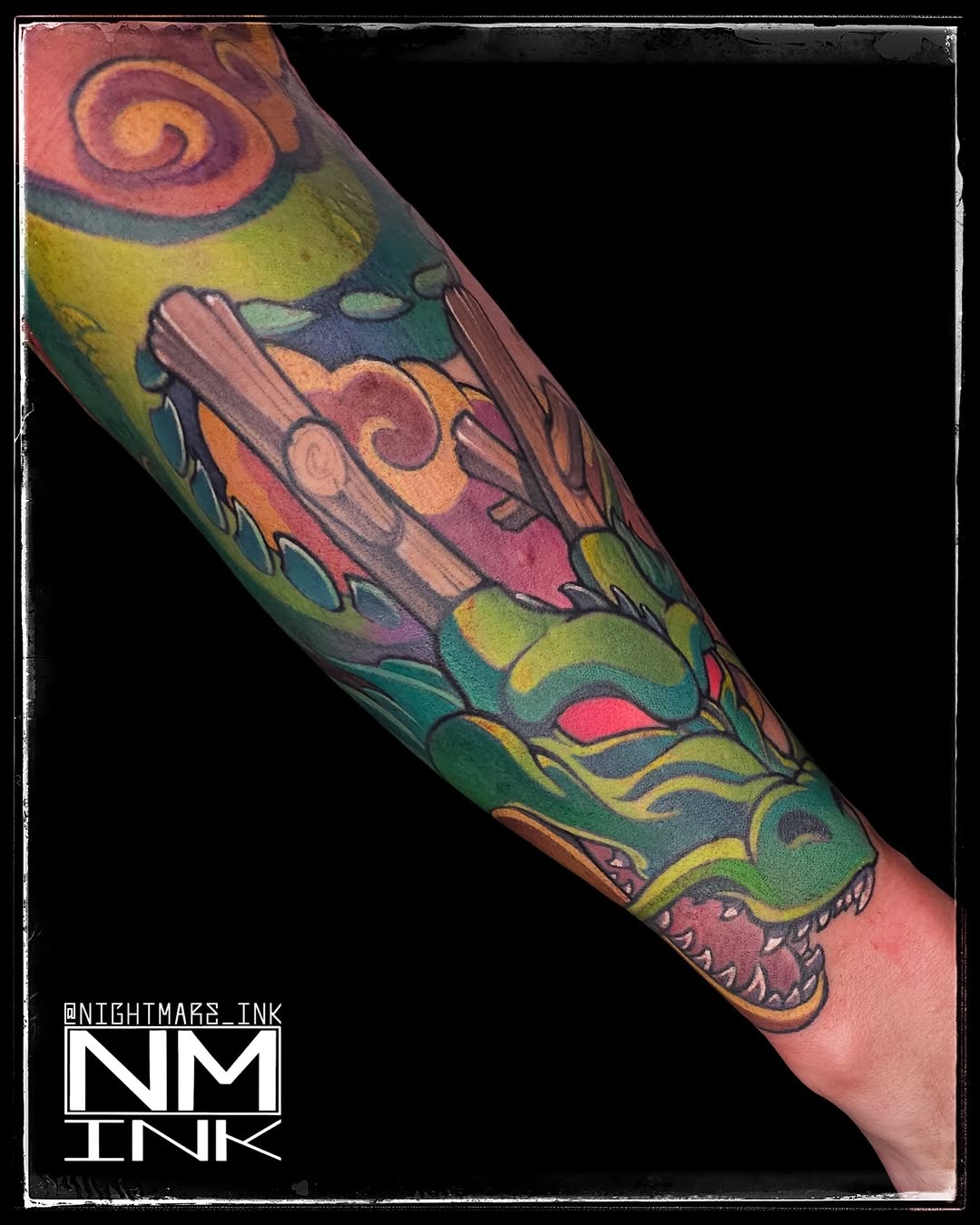 Tattoo by @nightmare_ink — anime, new_school