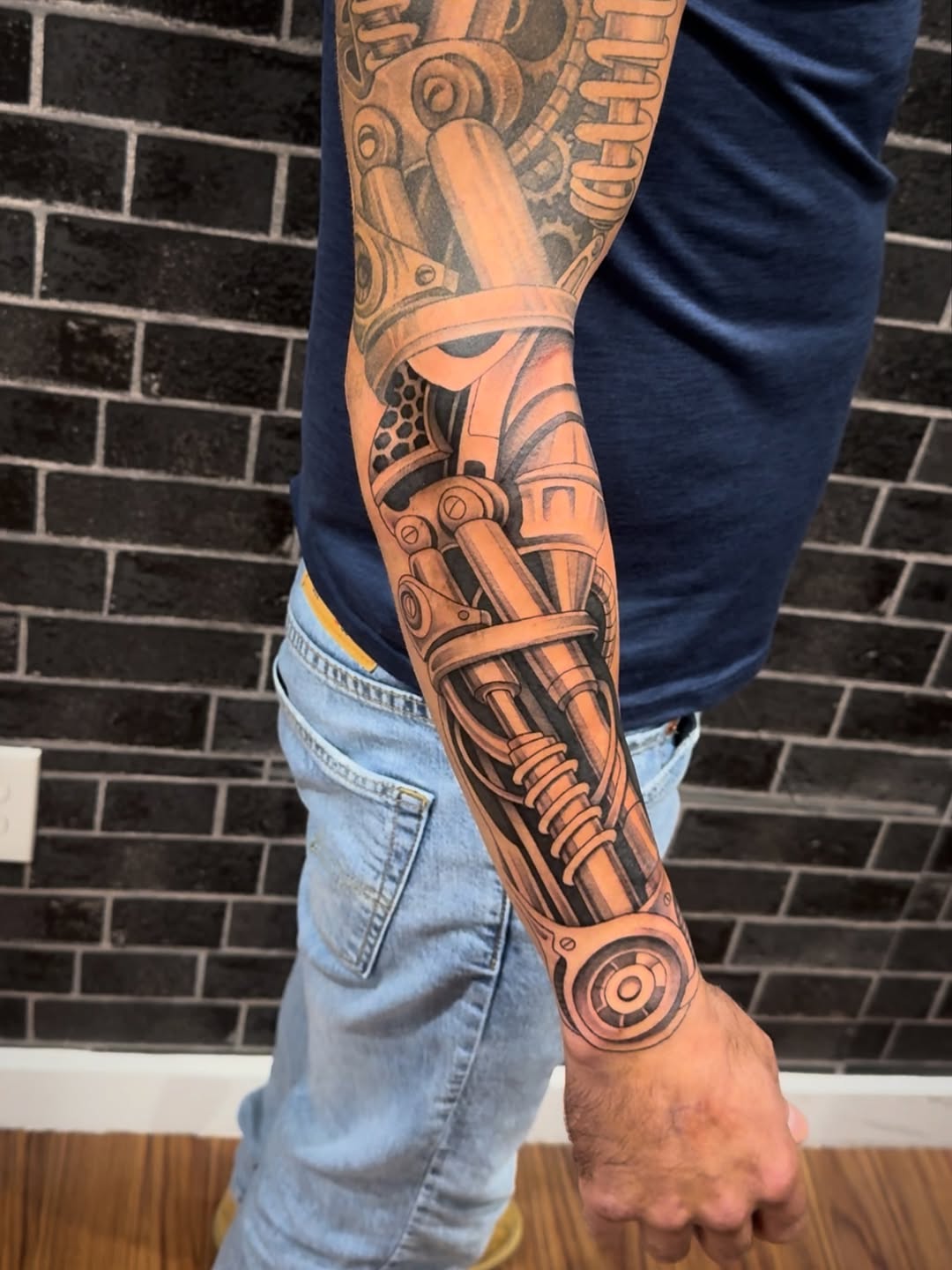 Tattoo by @elijahforstertattoos โ realism, black_and_grey