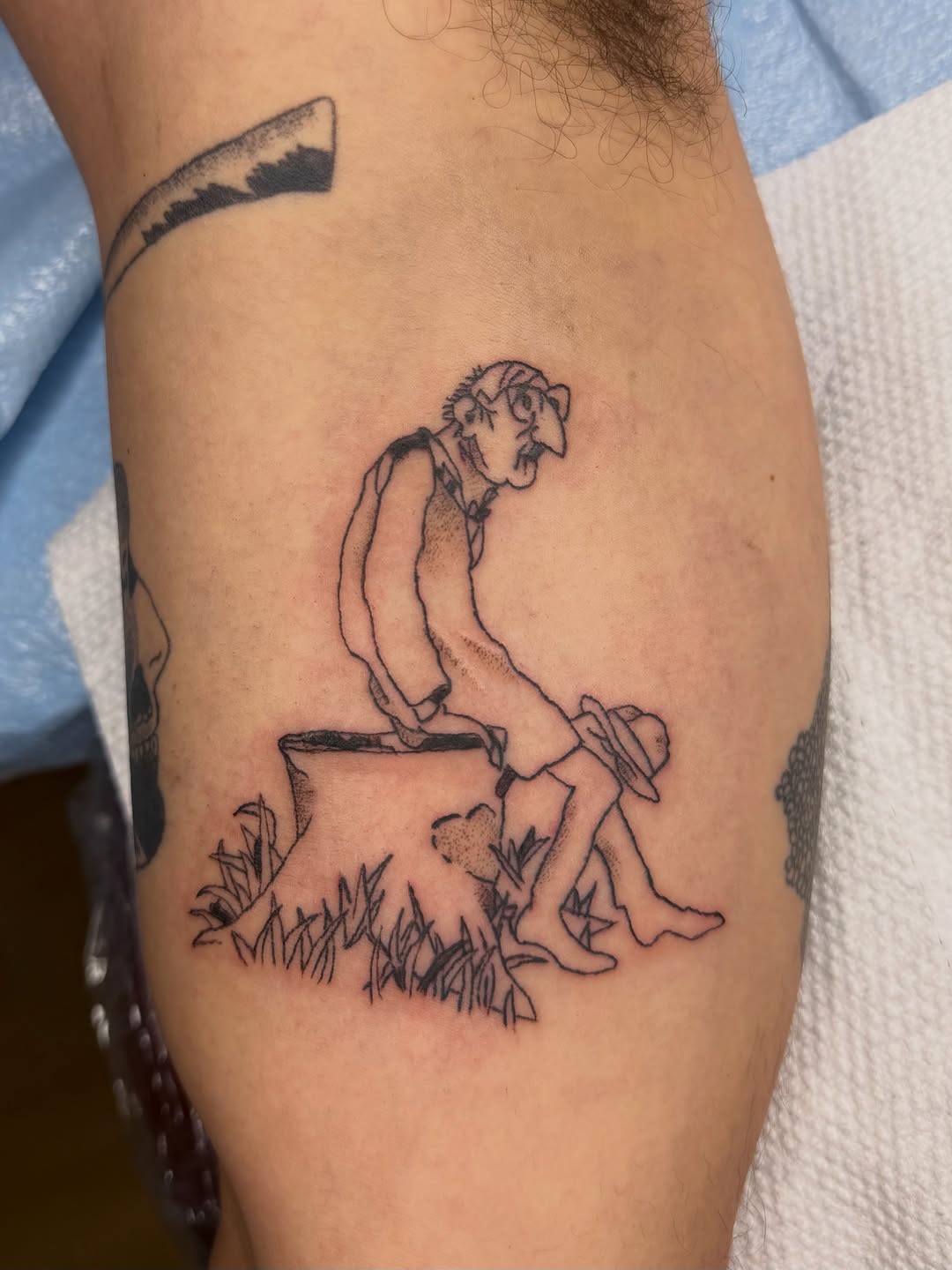 Tattoo by @luckywitchtattoo — black_and_grey