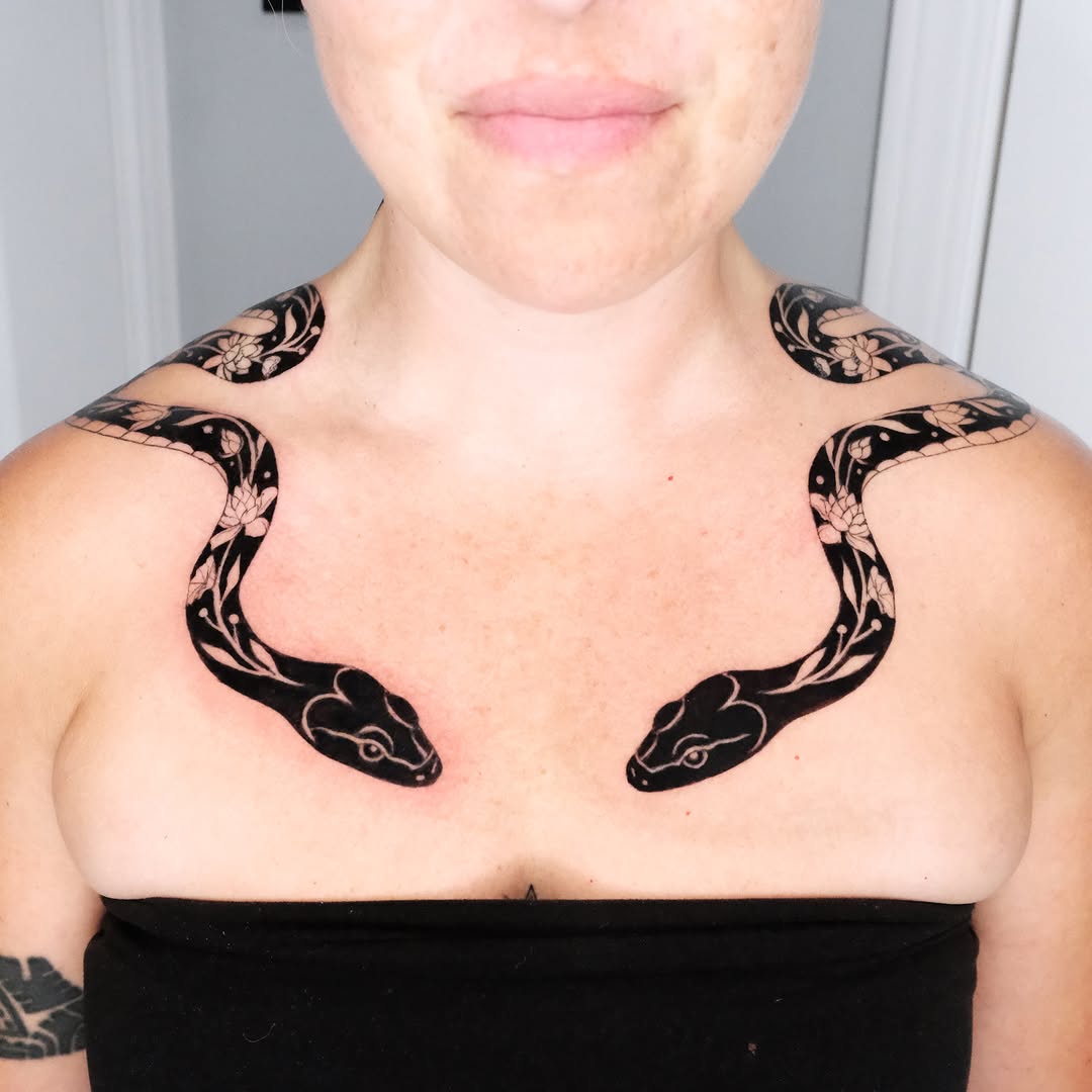 Tattoo by @vox_von_vader — blackwork
