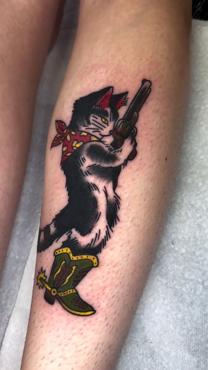 Tattoo by @aaronmasterstattoos — american_traditional, illustrative