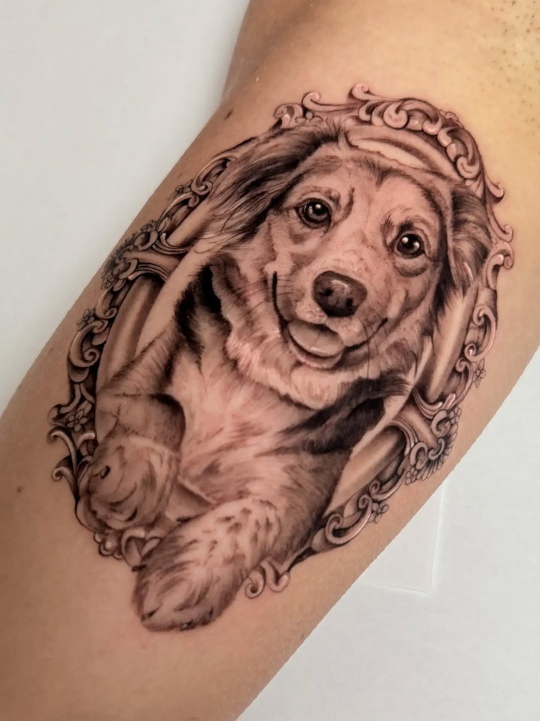 Tattoo by @dre.dayli โ realism, black_and_grey