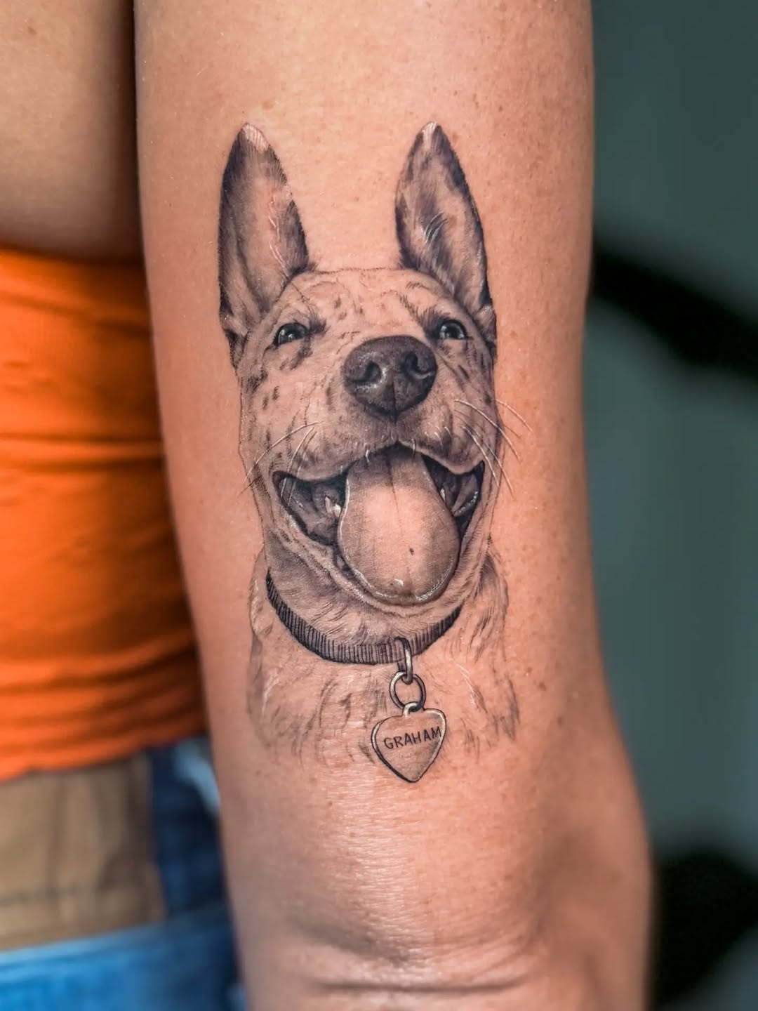 Tattoo by @dre.dayli โ realism, black_and_grey