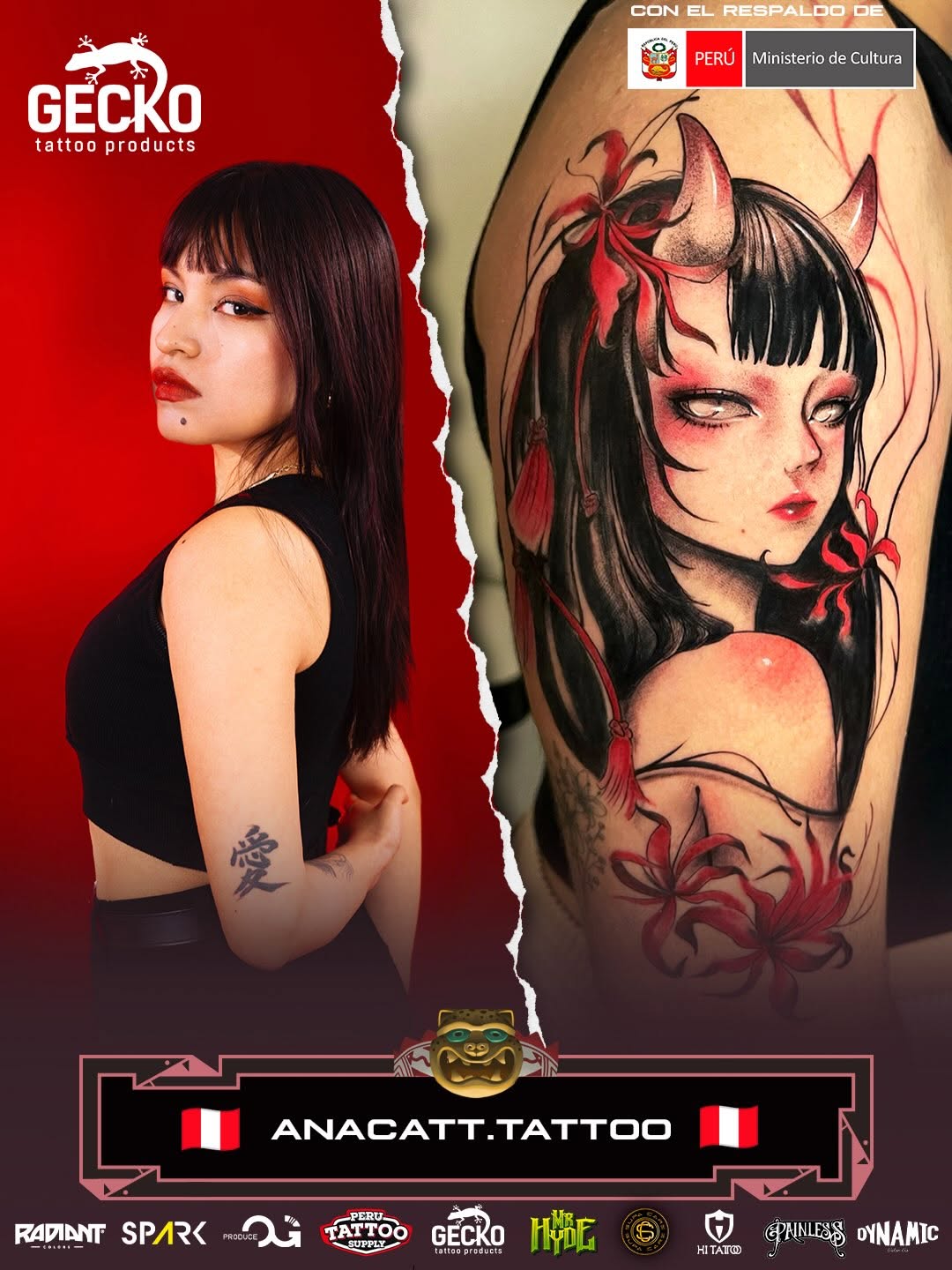 Tattoo by @anacatt.tattoo — anime, black_and_grey