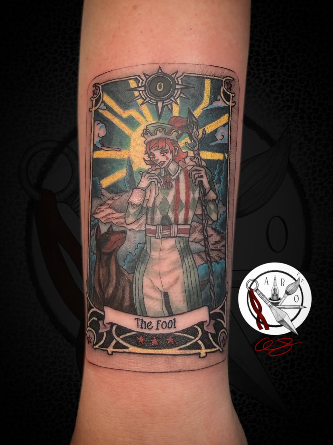 Tattoo by @a.real.otaku.tattoos — illustrative, anime