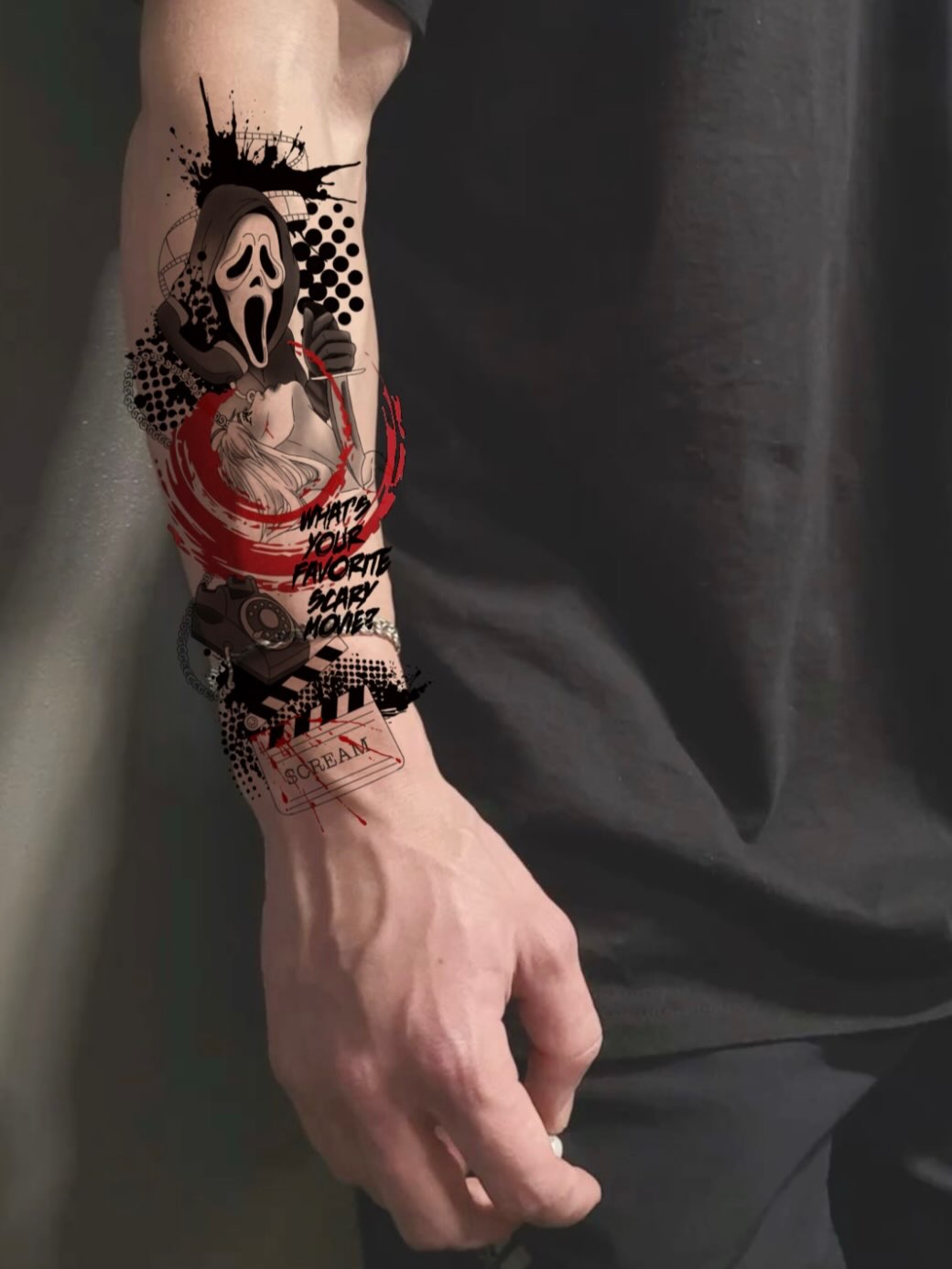 Tattoo by @guidingkey_tattoo — blackwork