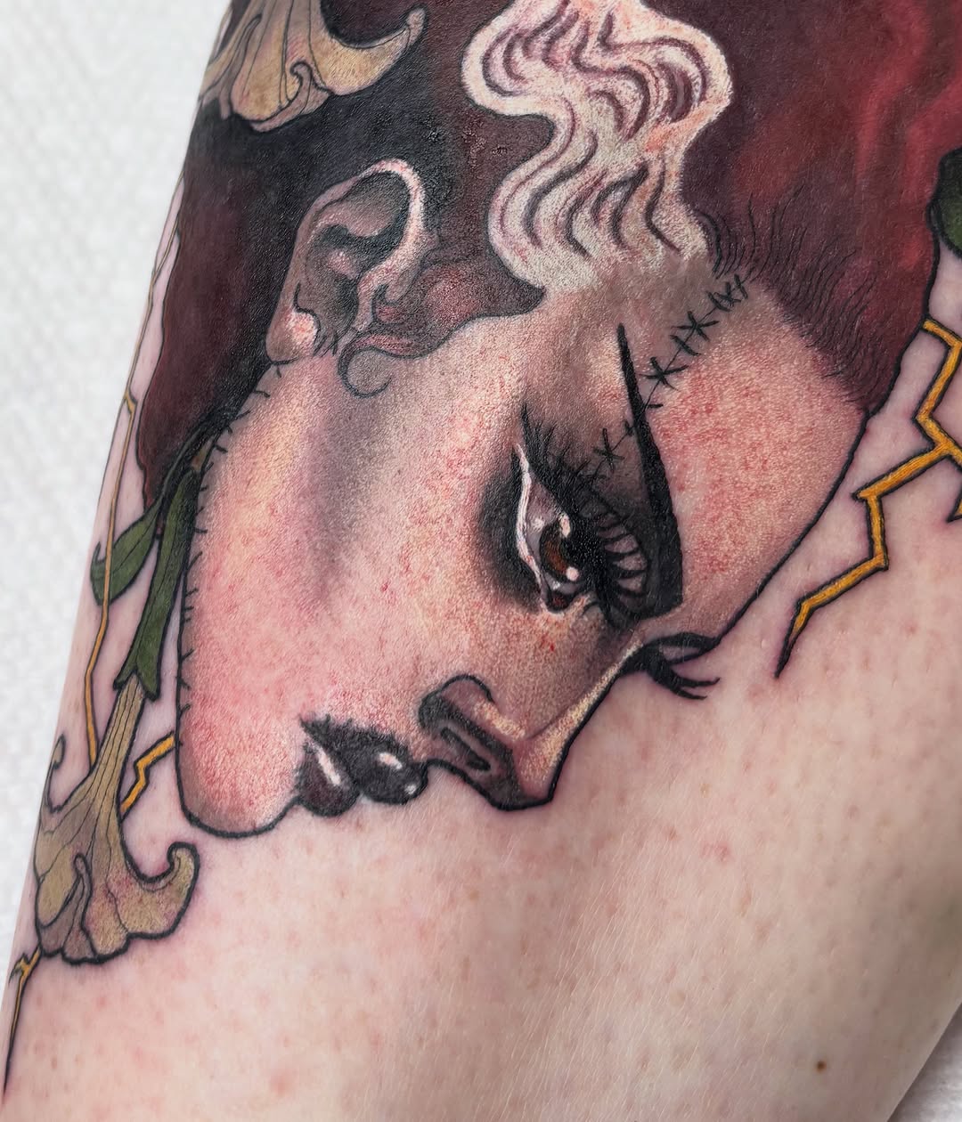 Tattoo by @kaylieseaver — realism, trash_polka