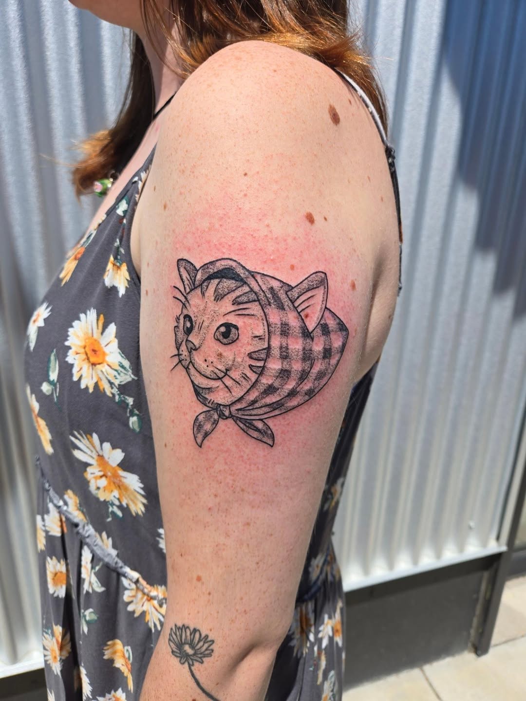 Tattoo by @cfrink.ink — black_and_grey, illustrative