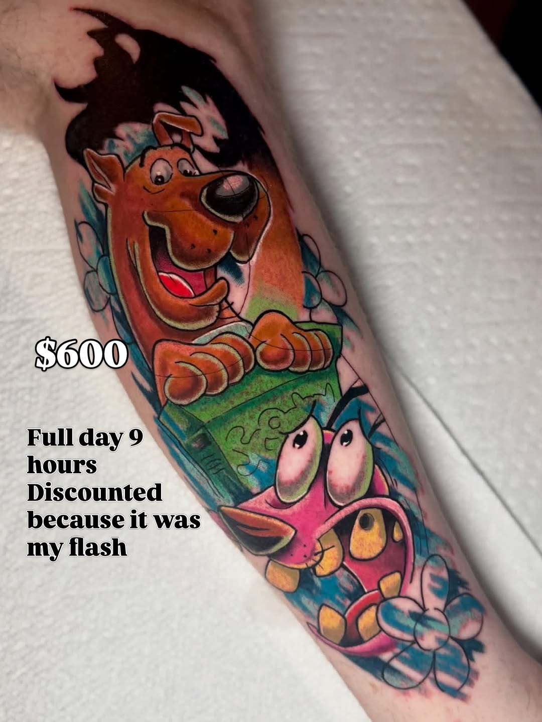 Tattoo by @robertsmithfl — new_school, anime