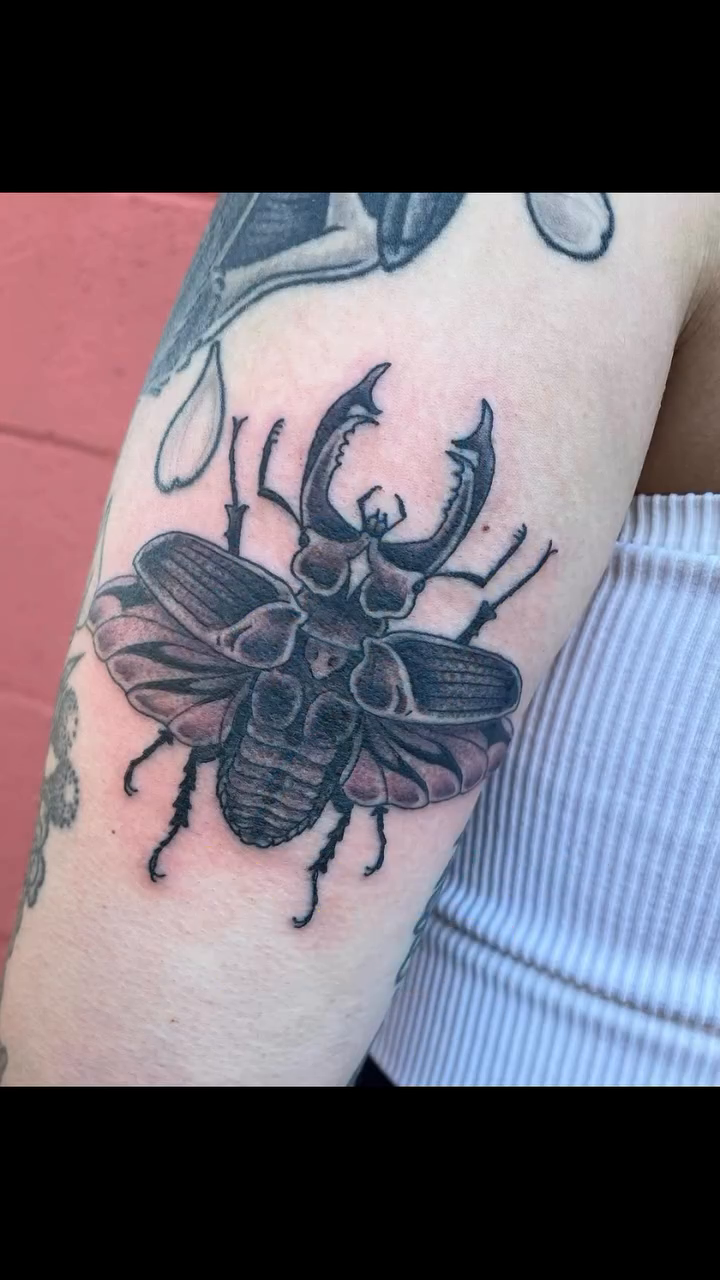 Tattoo by @julietattoos — black_and_grey, realism