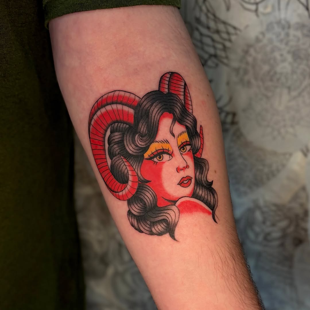 Tattoo by @danelletattoos — american_traditional, illustrative