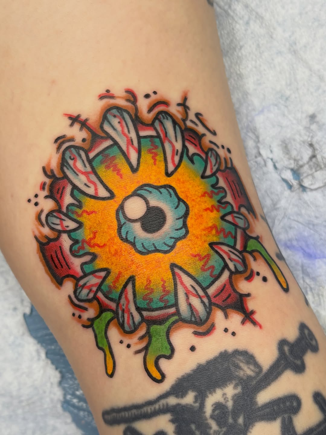 Tattoo by @mike.does.tattoos — american_traditional, new_school
