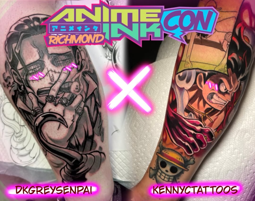 Tattoo by @kennyctattoos — anime, illustrative