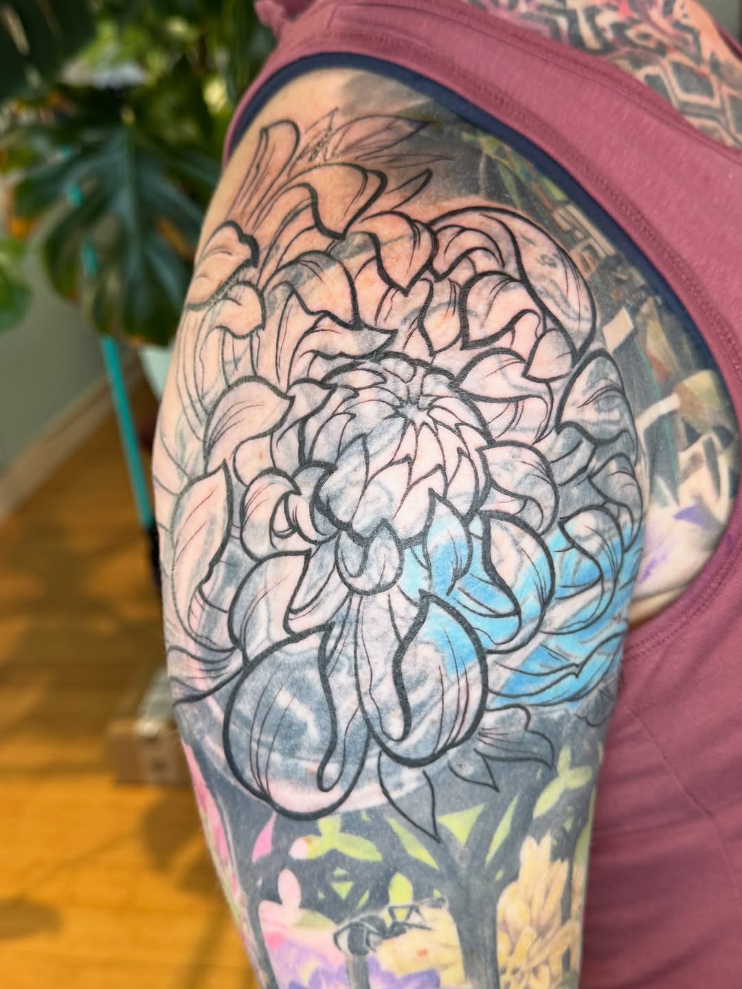 Tattoo by @djauld — japanese_irezumi, black_and_grey