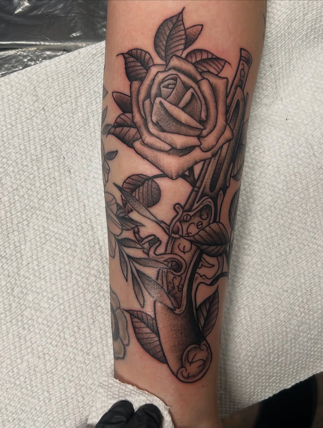 Tattoo by @inkbybray — black_and_grey, realism