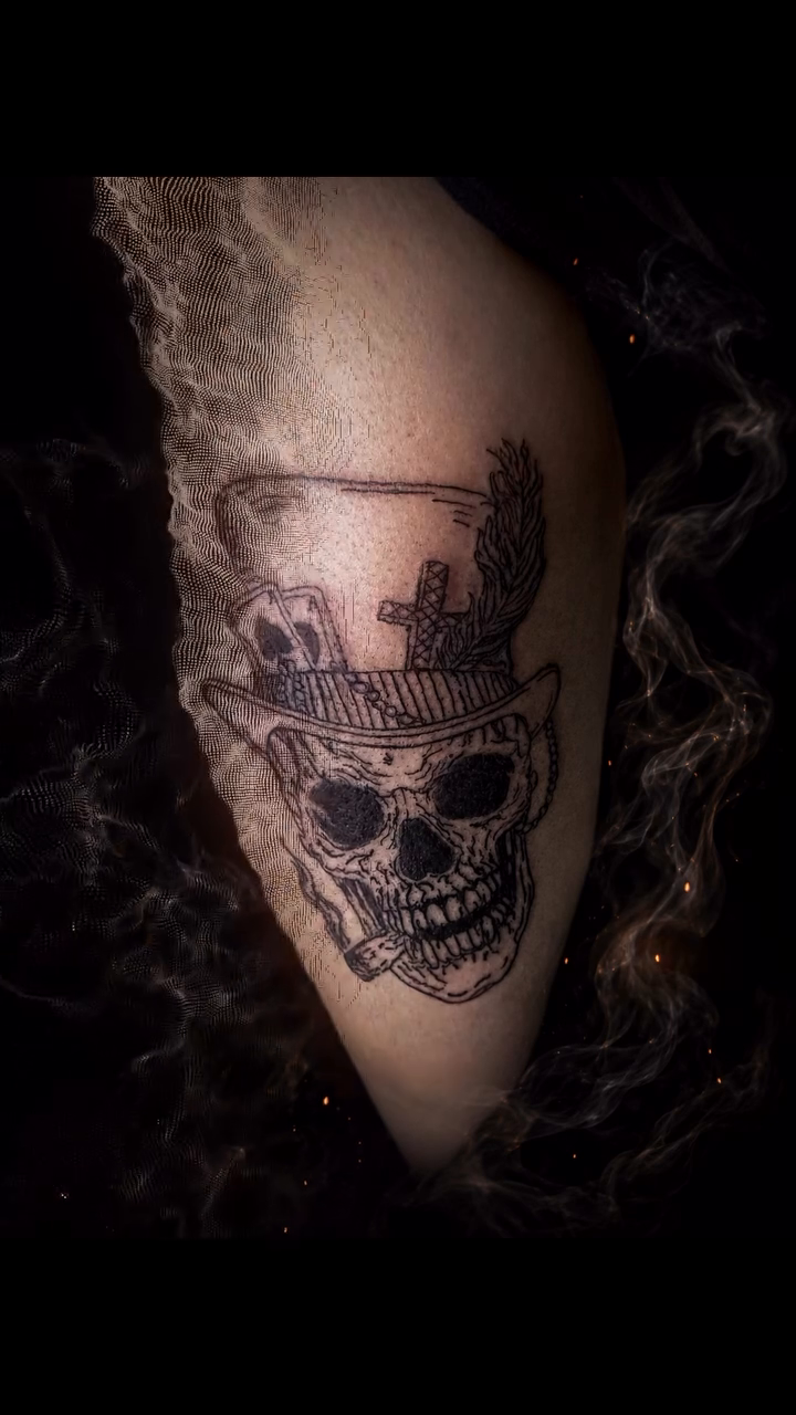 Tattoo by @whimsyink2025 โ illustrative, black_and_grey