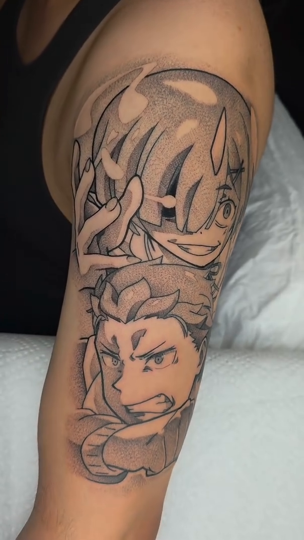 Tattoo by @traditional_tattoos20 — anime