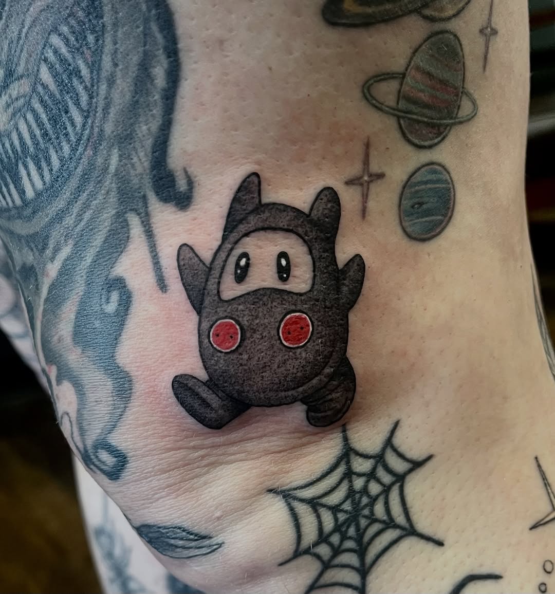 Tattoo by @autumnrosetattoos — new_school, anime