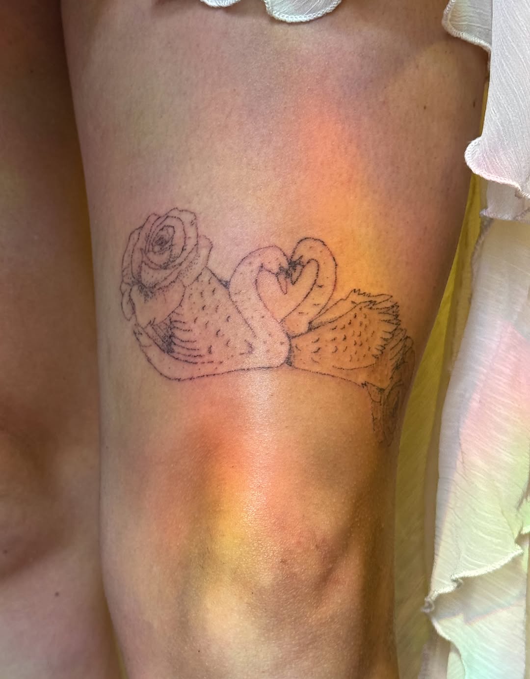 Tattoo by @babybeartattoos — fine_line, dotwork
