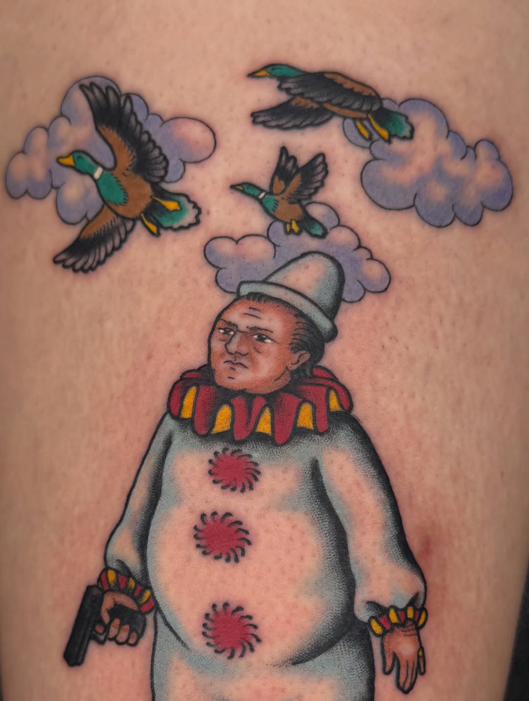 Tattoo by @annappley — american_traditional, illustrative