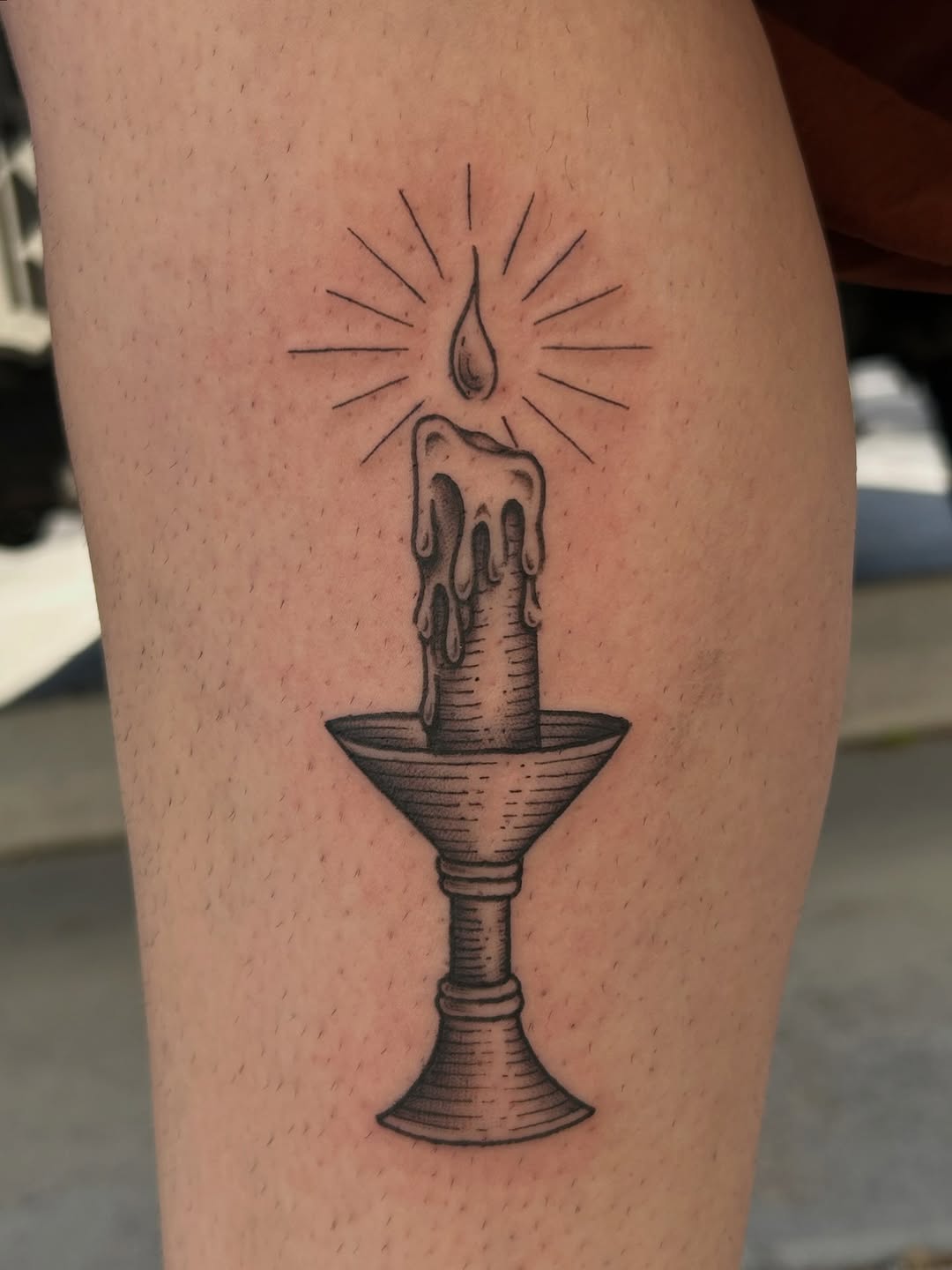 Tattoo by @nellycattattoos โ illustrative, black_and_grey