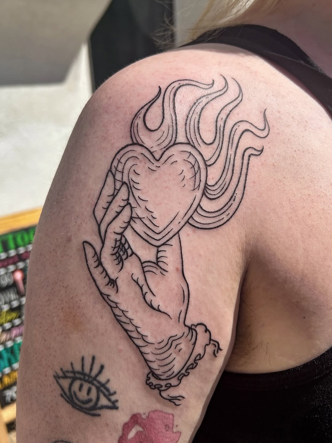 Tattoo by @nellycattattoos โ illustrative, blackwork