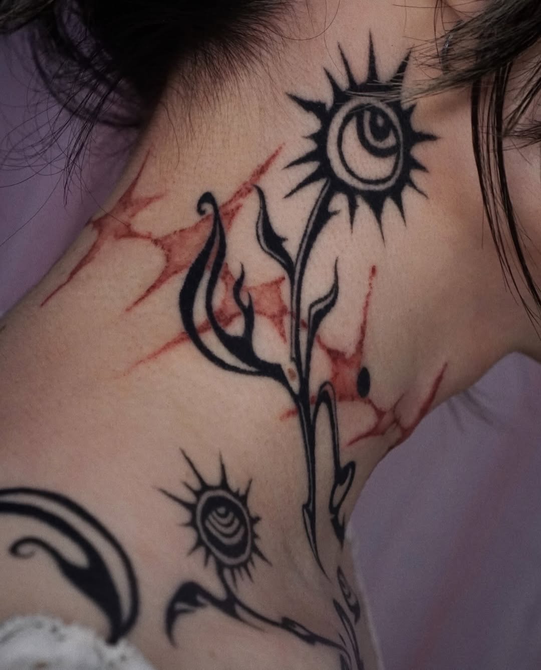 Tattoo by @gremlin.tats β blackwork, ornamental
