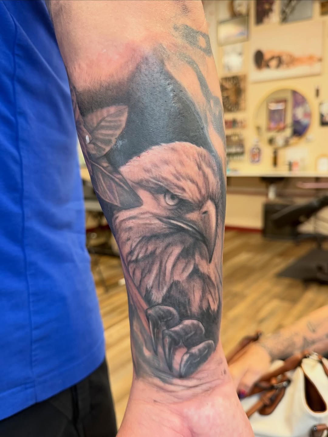 Tattoo by @hatchetfoot_art — realism, black_and_grey