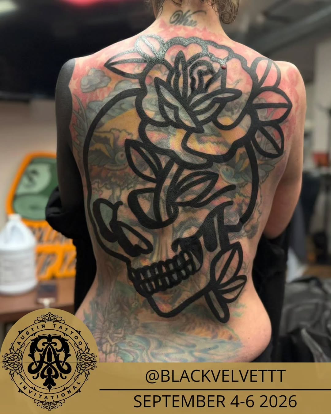 Tattoo by @blackvelvettt — blackwork, neo_traditional